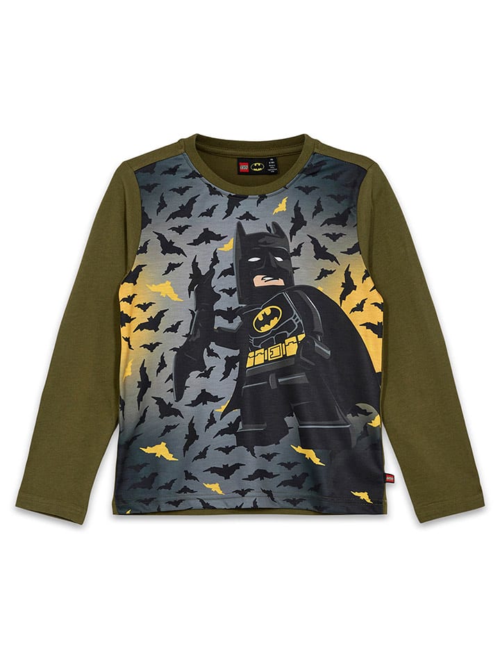 LEGO Koszulka w kolorze oliwkowo-czarnym rozmiar: 104