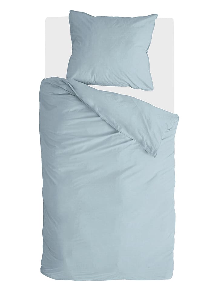 Walra Komplet pościeli "Vintage" w kolorze błękitnym rozmiar: 240x220 cm