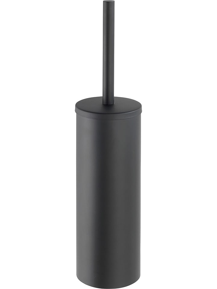 Wenko Zestaw WC "Bosio" w kolorze czarnym - 9 x 40,5 x 13 cm rozmiar: onesize