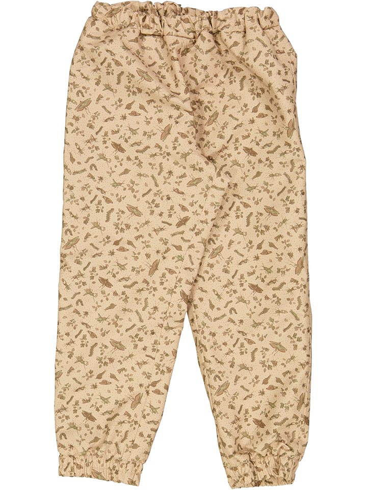 Wheat Spodnie termiczne "Alex" w kolorze beżowym rozmiar: 128