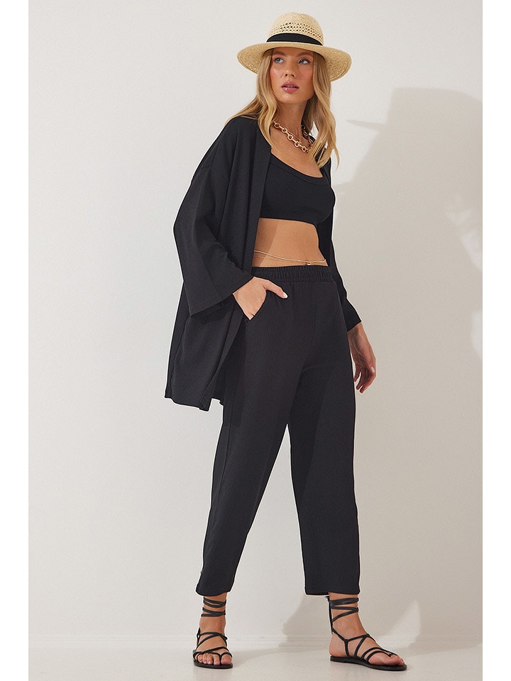 Happiness Istanbul 2-częściowy zestaw w kolorze czarnym rozmiar: 38