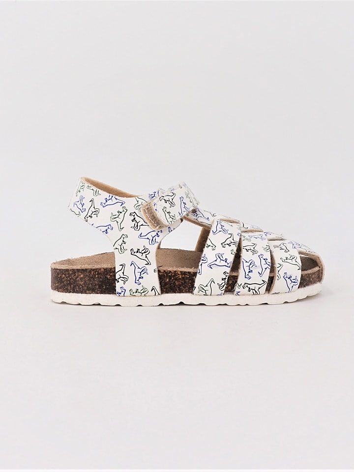 Półsandały w kolorze białym