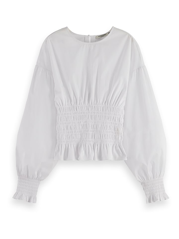 Scotch & Soda Bluzka w kolorze białym rozmiar: 38