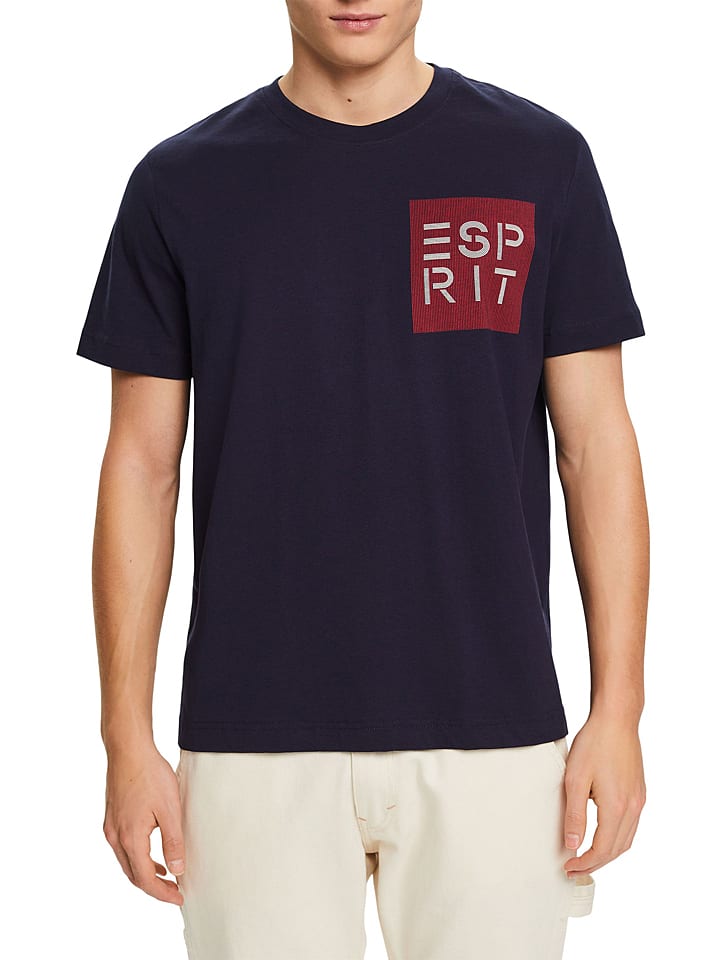 ESPRIT Koszulka w kolorze granatowym rozmiar: XXL