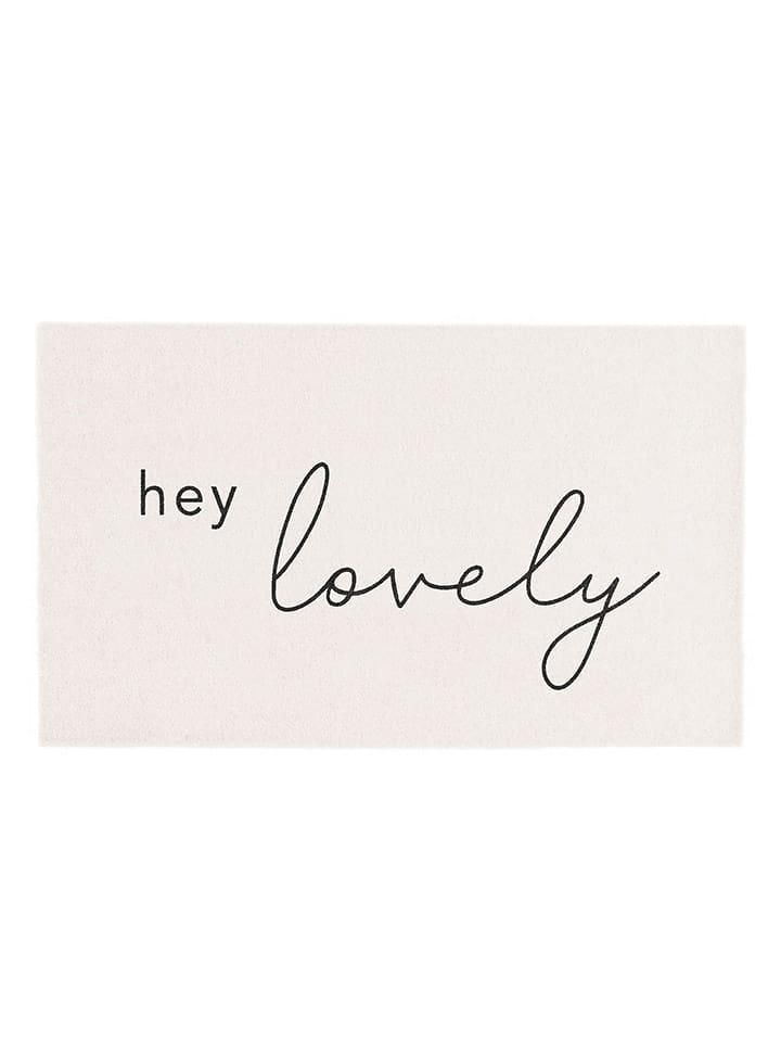 Eulenschnitt Wycieraczka w kolorze białym - (D)67 x (S)120 cm rozmiar: onesize