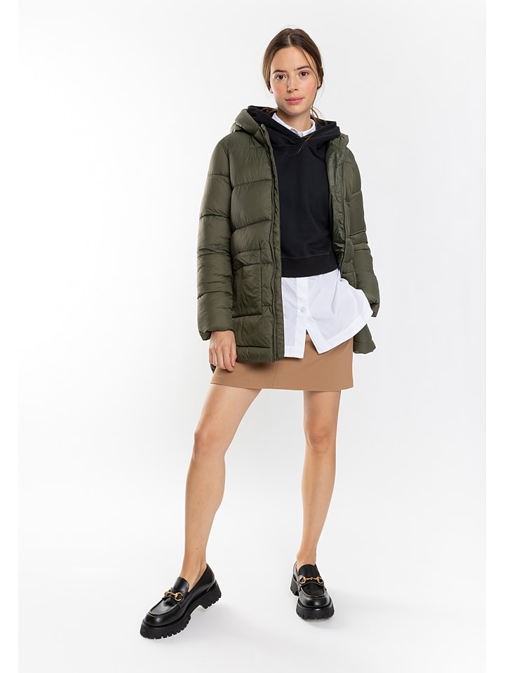 Kurtka zimowa "Carmen" w kolorze khaki