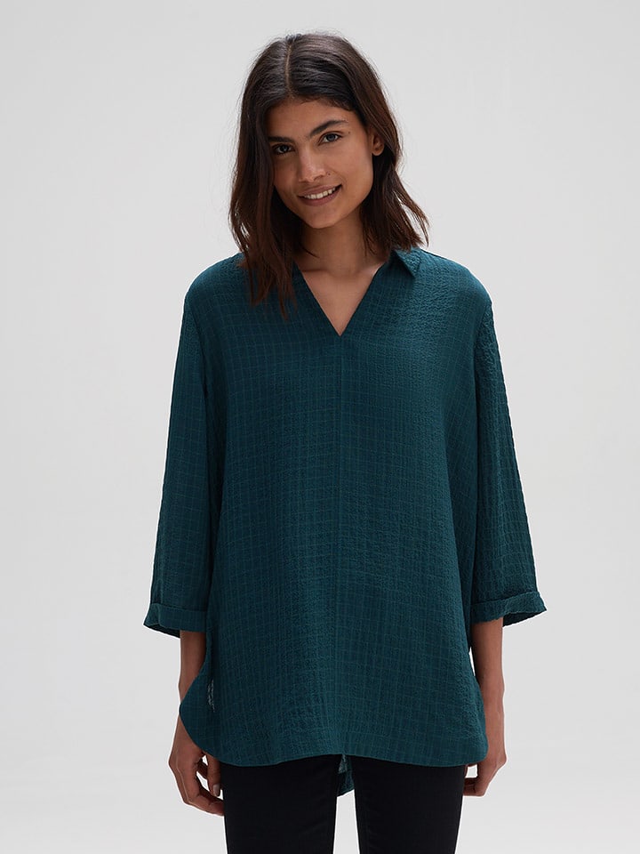 OPUS Bluzka "Fadoni" w kolorze morskim rozmiar: 36