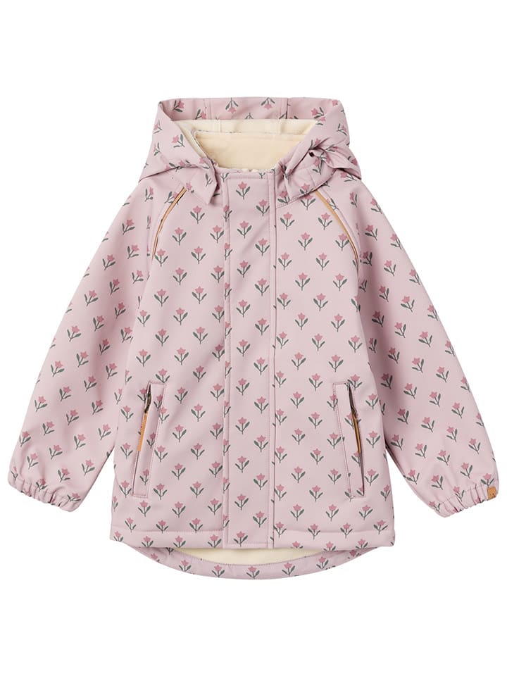 Lil Atelier Kurtka softshellowa "Alfa" w kolorze jasnoróżowym rozmiar: 116