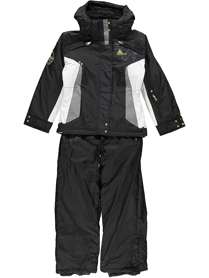 Peak Mountain 2-częściowy zestaw narciarski w kolorze czarnym rozmiar: 176