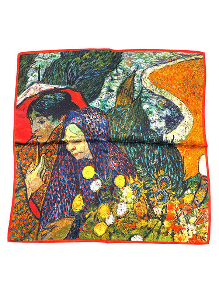 maison héritage PARIS Jedwabna chusta ze wzorem - 50 x 50 cm rozmiar: onesize