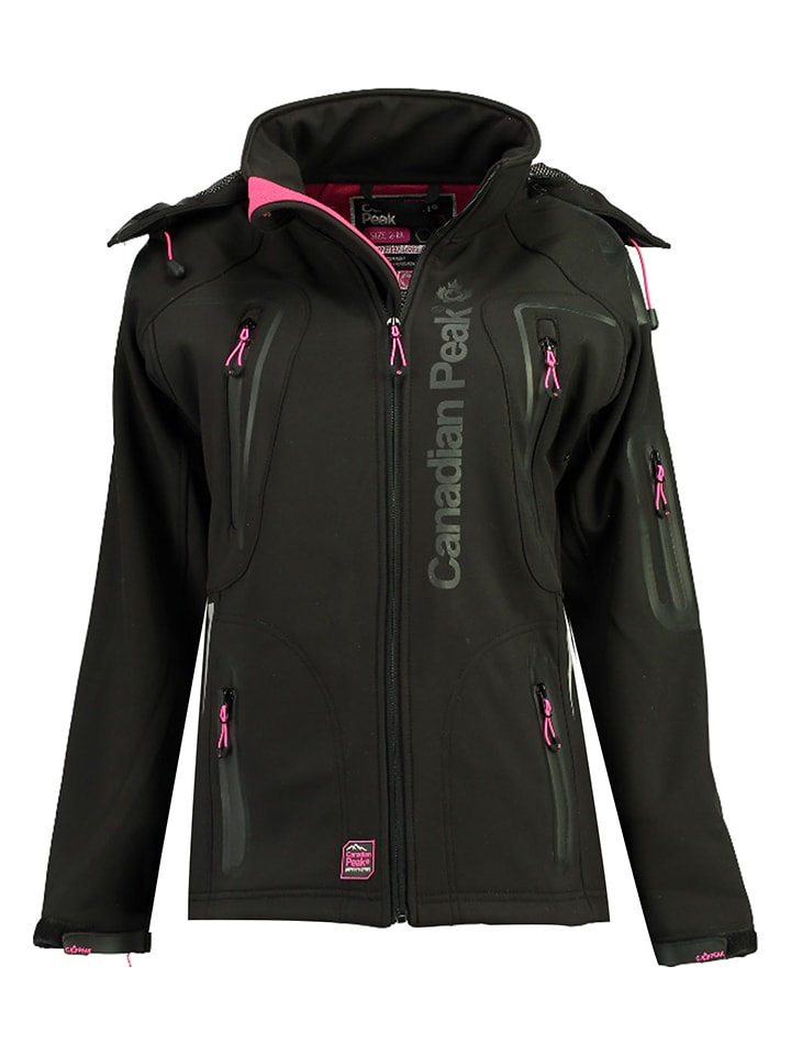 Canadian Peak Kurtka softshellowa "Tatiana" w kolorze czarnym rozmiar: XL