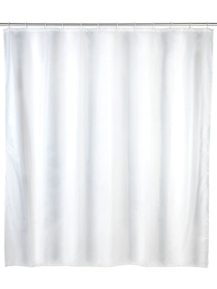 Wenko Zasłona prysznicowa w kolorze białym - 200 x 180 cm rozmiar: onesize
