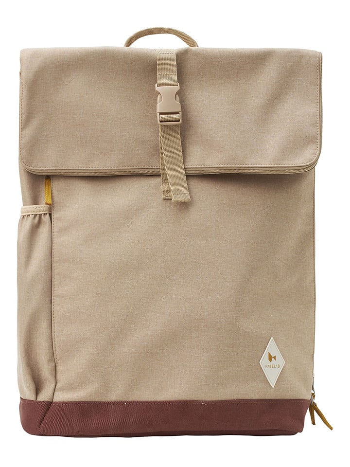 FABELAB Plecak w kolorze jasnobrązowym do przewijania - 32 x 45 x 14 cm rozmiar: onesize