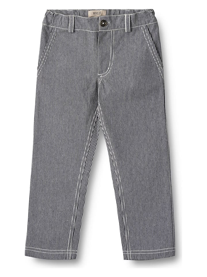 Wheat Spodnie chino "Aske" w kolorze granatowym rozmiar: 140