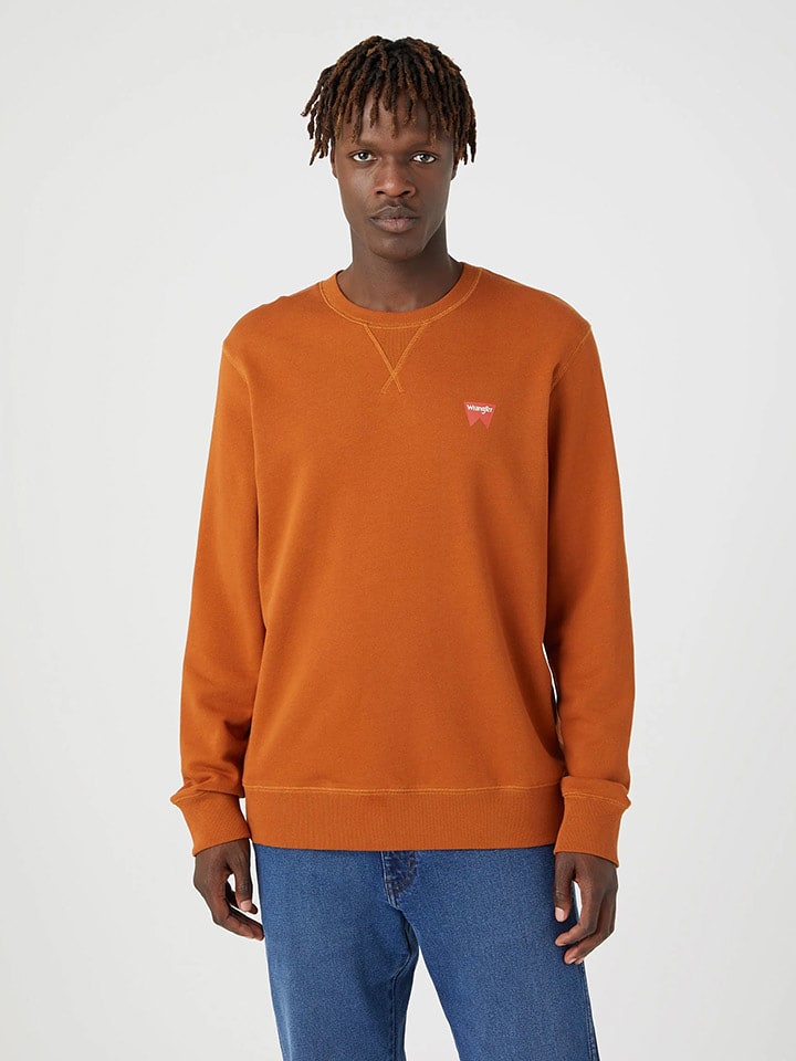 Wrangler Bluza w kolorze jasnobrązowym rozmiar: M