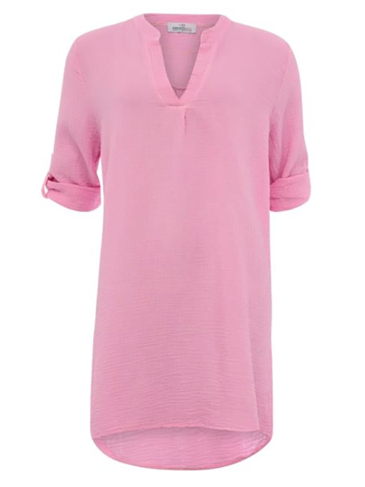 Zwillingsherz Tunika "Musselin" w kolorze jasnoróżowym rozmiar: onesize