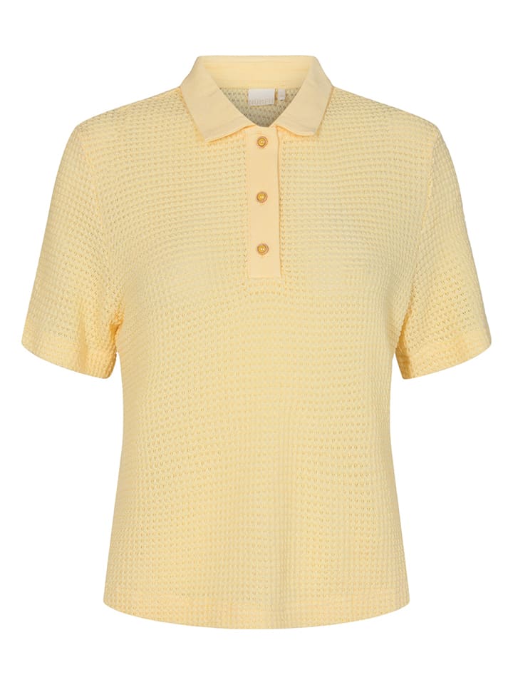 Koszulka polo "Nupolo" w kolorze żółtym
