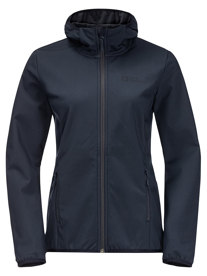 Jack Wolfskin Kurtka softshellowa "Bornberg" w kolorze granatowym rozmiar: XS