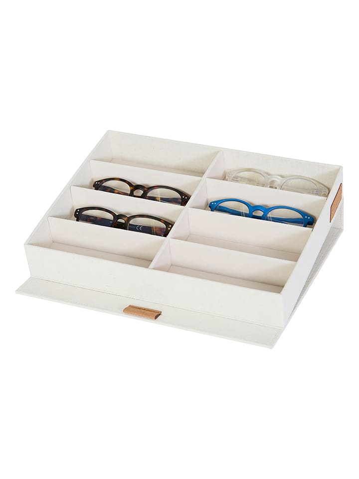 STORE IT Pudełko "Premium" w kolorze beżowym na okulary - 32 x 5,5 x 25 cm rozmiar: onesize