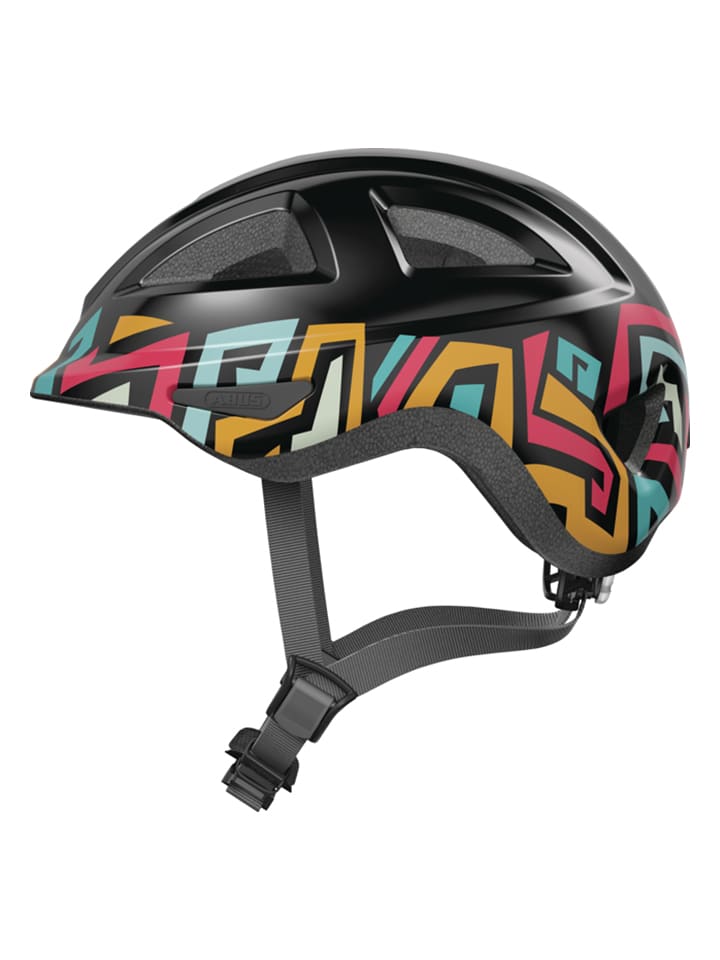 ABUS Kask rowerowy "Anuky 2.0" w kolorze czarnym ze wzorem rozmiar: 52-57 cm