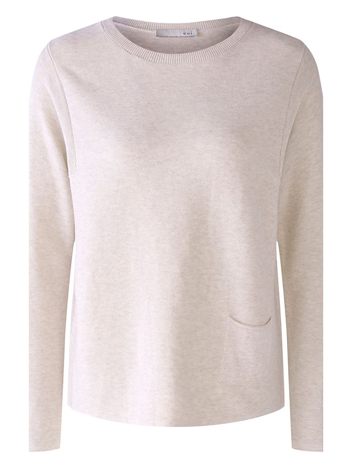 Oui Sweter w kolorze beżowym rozmiar: 36