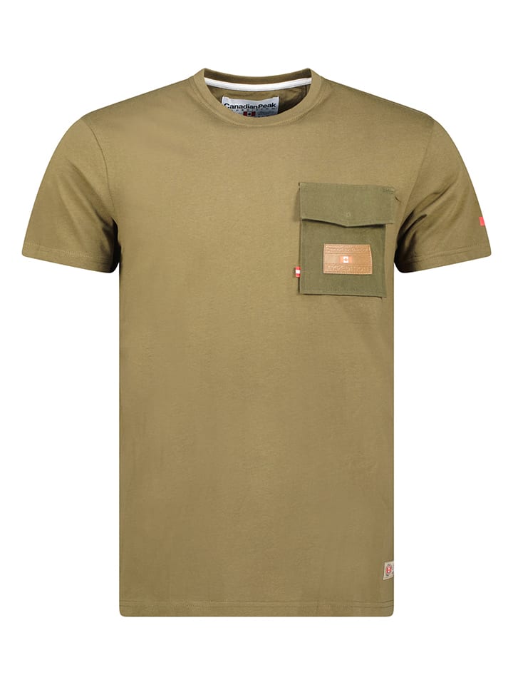 Canadian Peak Koszulka w kolorze khaki rozmiar: 3XL