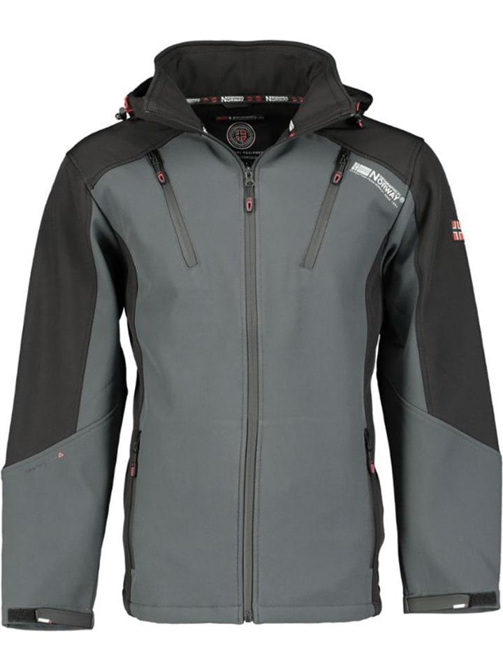 Kurtka softshellowa "Tyracuse" w kolorze ciemnoszarym