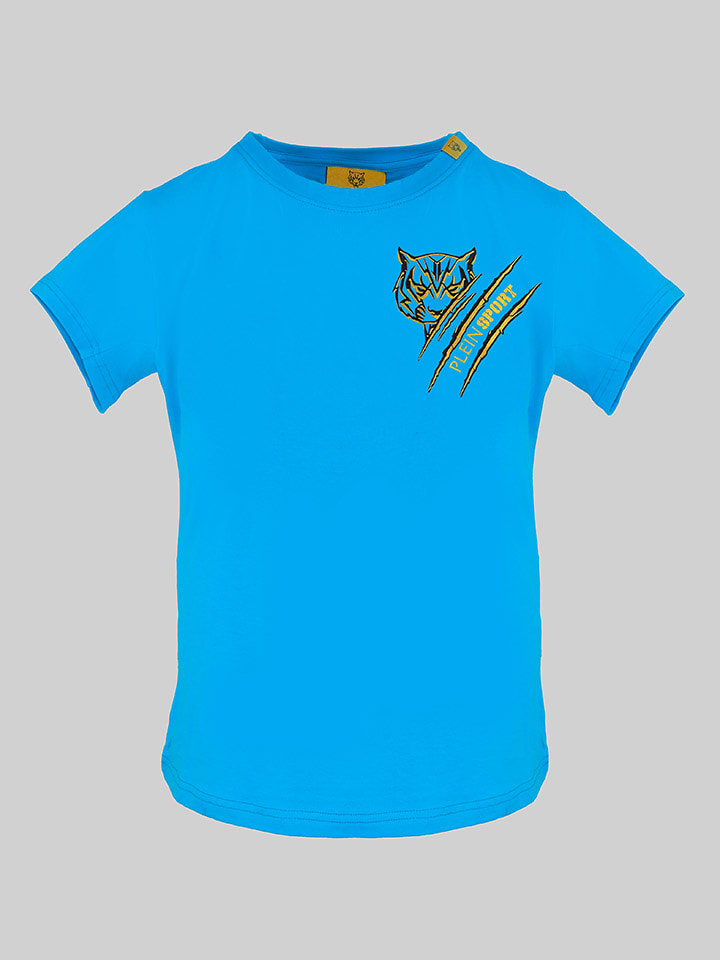 Plein Sport Koszulka w kolorze błękitnym rozmiar: S