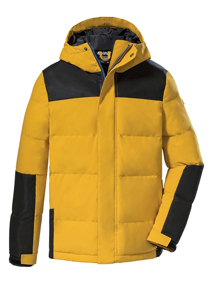Killtec Kurtka zimowa w kolorze żółto-czarnym rozmiar: 128