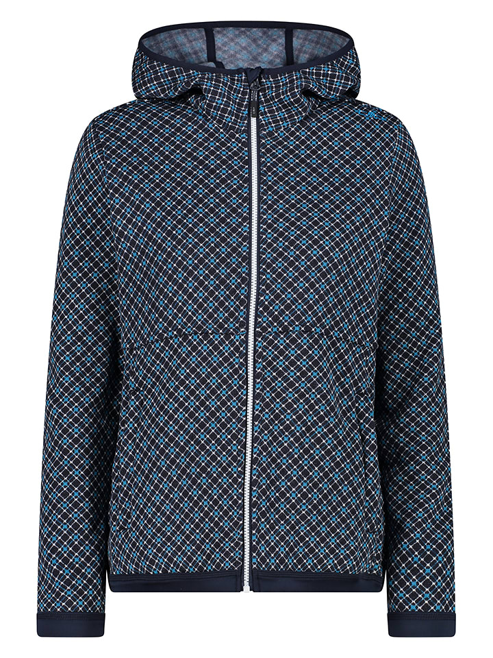 CMP Kurtka polarowa w kolorze granatowym ze wzorem rozmiar: 48