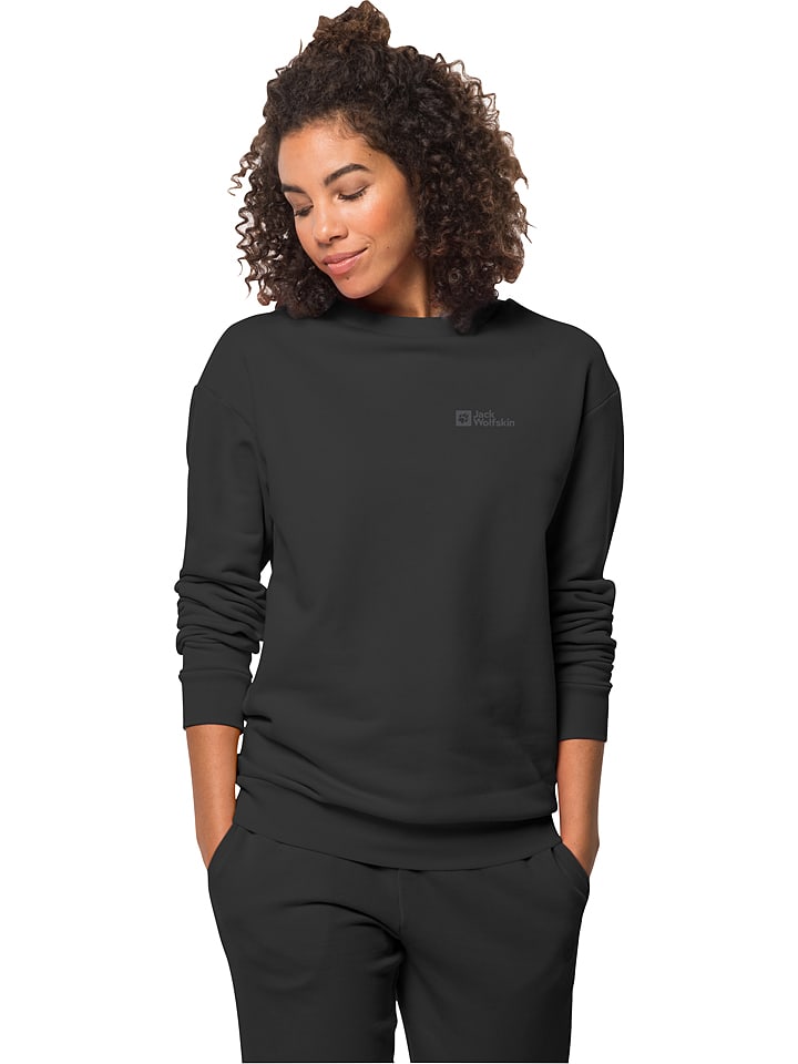 Jack Wolfskin Bluza "Essential" w kolorze czarnym rozmiar: XS