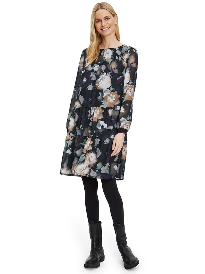 Betty Barclay Sukienka w kolorze czarno-kremowym rozmiar: 40