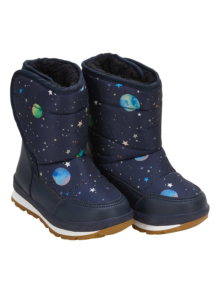 mikk-line Botki zimowe w kolorze granatowym rozmiar: 34