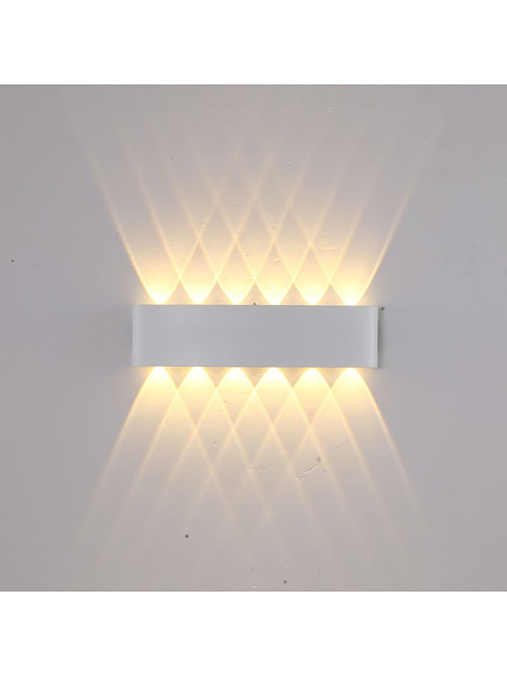 Inoleds Lampa ścienna LED "Holm" w kolorze białym - 32 x 9 x 5 cm rozmiar: onesize
