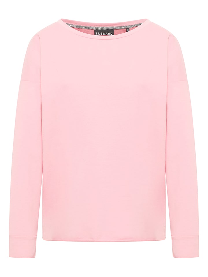 ELBSAND Bluza "Riane" w kolorze jasnoróżowym rozmiar: XL