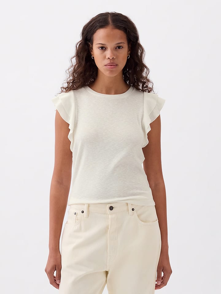 GAP Koszulka w kolorze białym rozmiar: XS