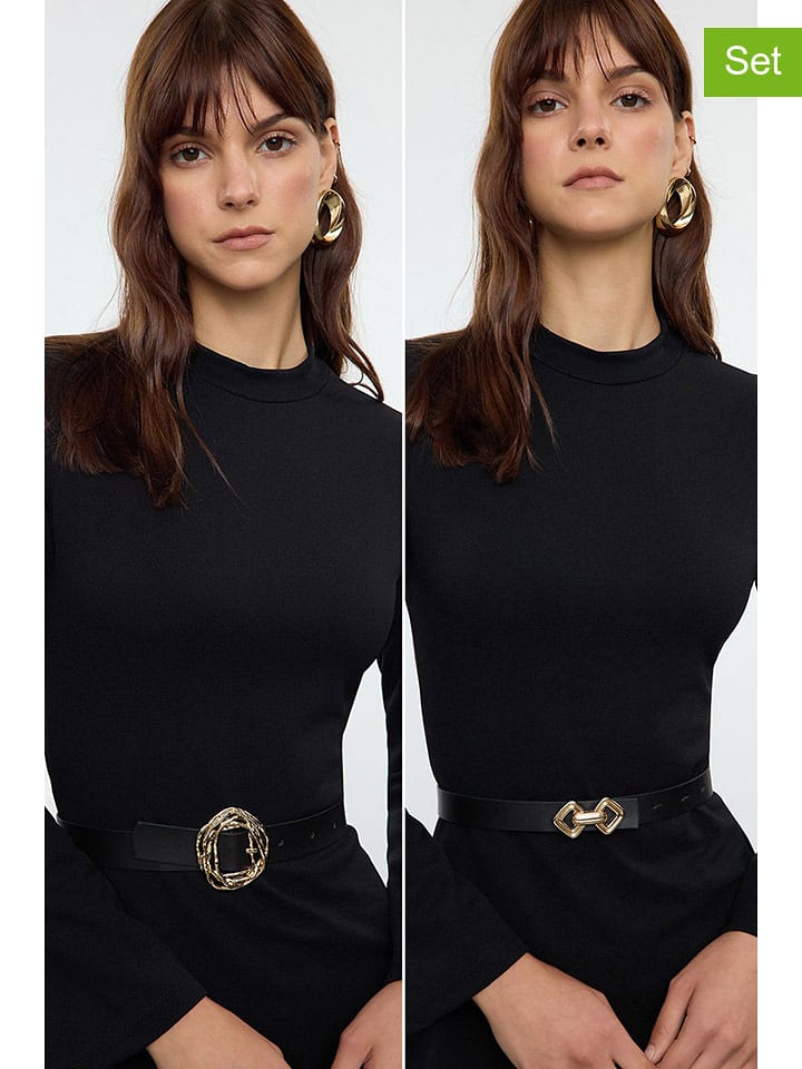 trendyol 2-częściowy zestaw w kolorze czarnym rozmiar: M