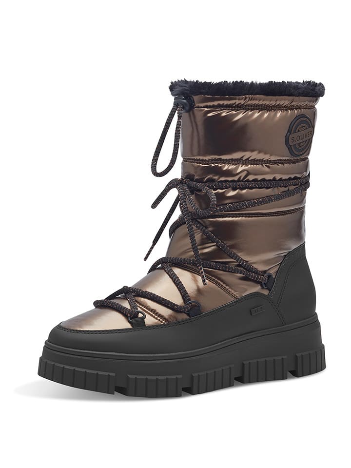 s.Oliver Kozaki zimowe w kolorze brązowym rozmiar: 39