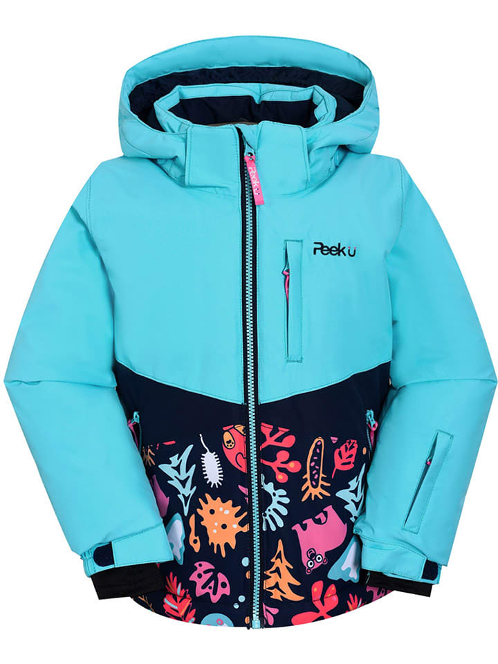 Peek U Zimowa kurtka funkcyjna "Livia" w kolorze błękitno-granatowym rozmiar: 128