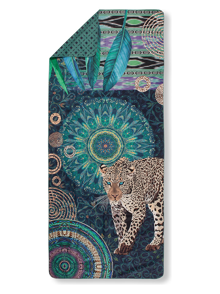 Hip Ręcznik plażowy "Imena" w kolorze niebieskim rozmiar: 75x180 cm