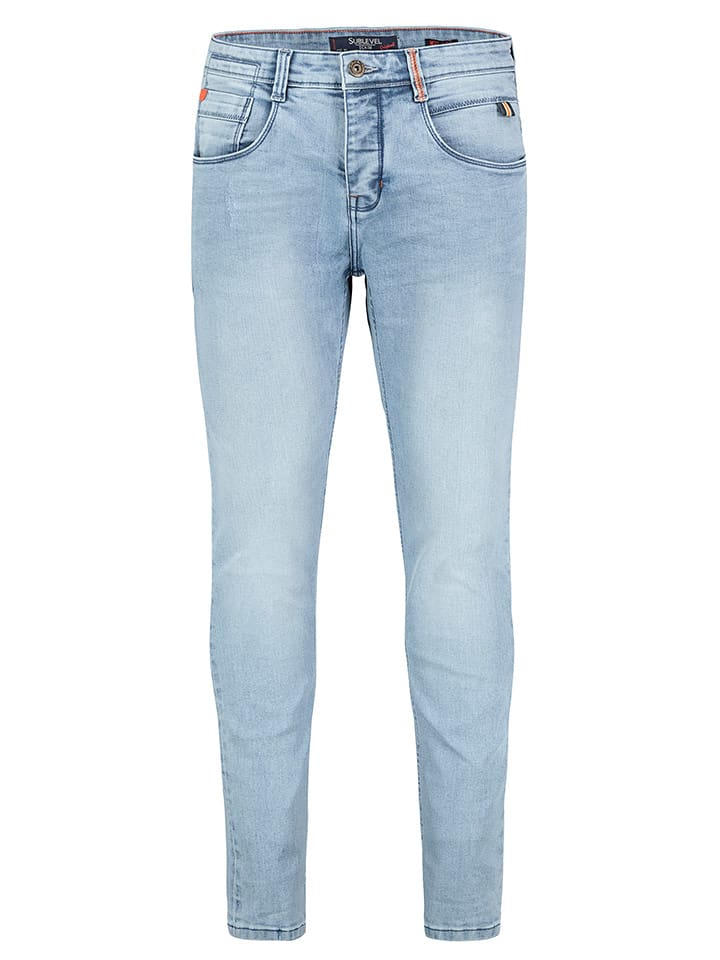 Sublevel Dżinsy - Slim fit - w kolorze błękitnym rozmiar: W32/L34