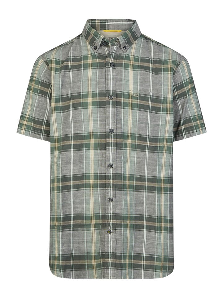 Camel Active Koszula - Regular fit - w kolorze szaro-zielonym rozmiar: L