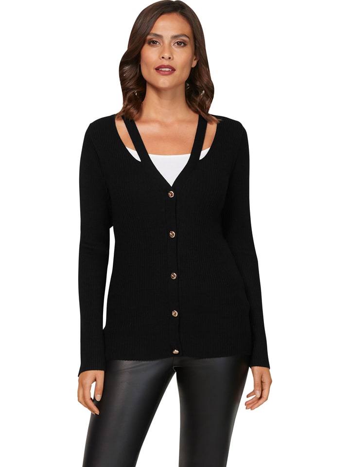 Heine Kardigan w kolorze czarnym rozmiar: 44