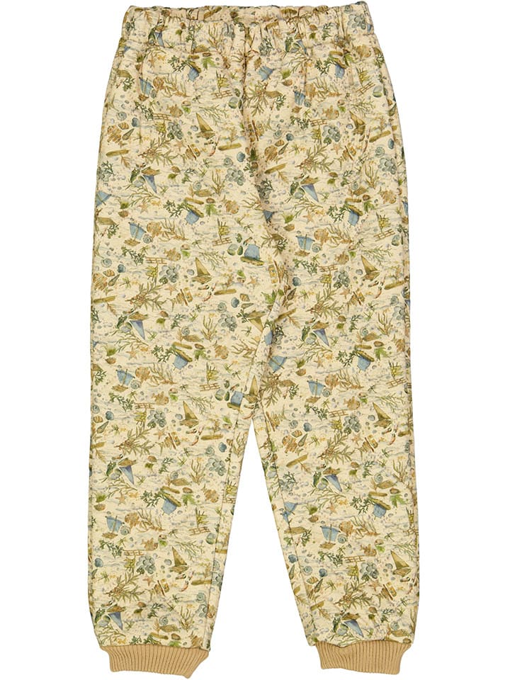 Wheat Spodnie termiczne "Alex" w kolorze żółtym rozmiar: 140