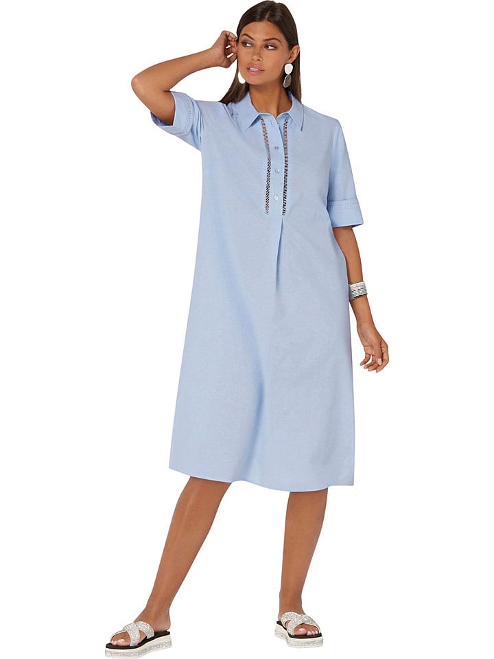 Heine Sukienka w kolorze błękitnym rozmiar: 42