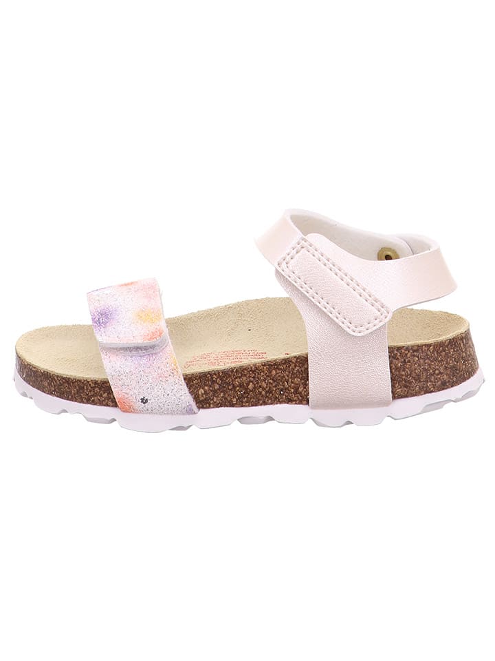 superfit Skórzane sandały w kolorze jasnoróżowym rozmiar: 26