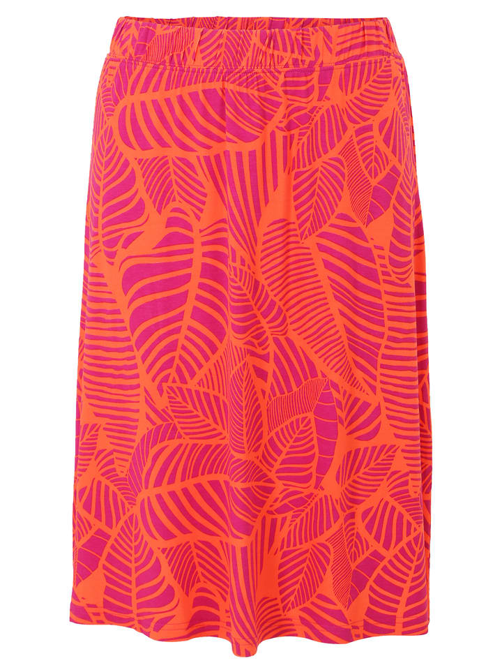 Spódnica w kolorze pomarańczowo-różowym