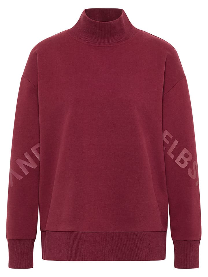 ELBSAND Bluza "Linna" w kolorze bordowym rozmiar: XL