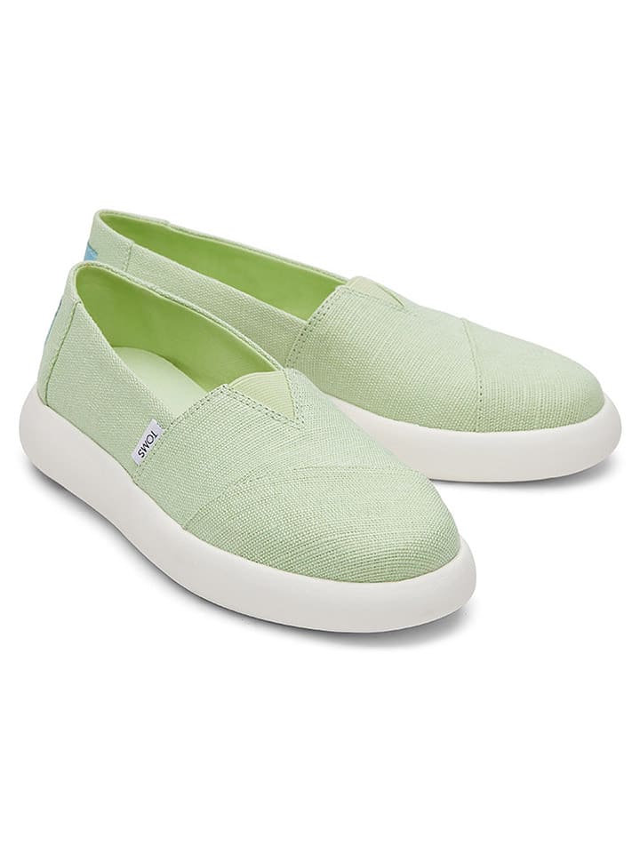 TOMS Slippersy w kolorze zielonym rozmiar: 42,5
