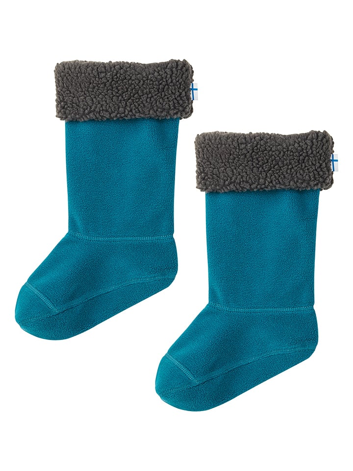 finkid Skarpety "Sukka" w kolorze niebieskim rozmiar: 27/28